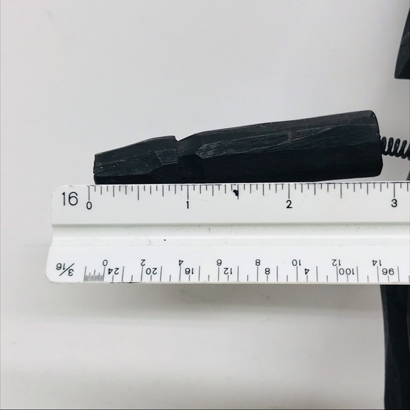 VTG African Wood Carving Ancient God of Fertility Phallic Endowed BBC 11in Tall - Picture 13 of 13